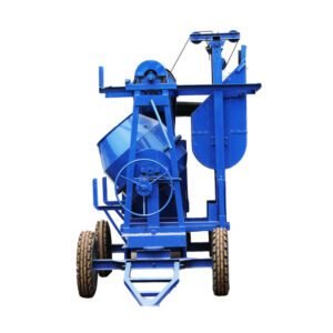 10/7 Concrete Mixer with Channel type Lift with MS drum without Hopper