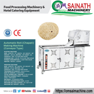 Automatic Roti Making Machine (conveyor type)