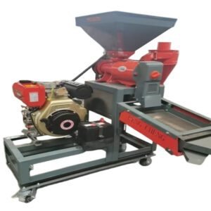 N70 Rice Mill with KAMA Diesel Engine (Electric Start + Trolley & Wheels)